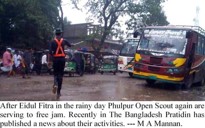 Post-Eid Traffic Management by Scouts